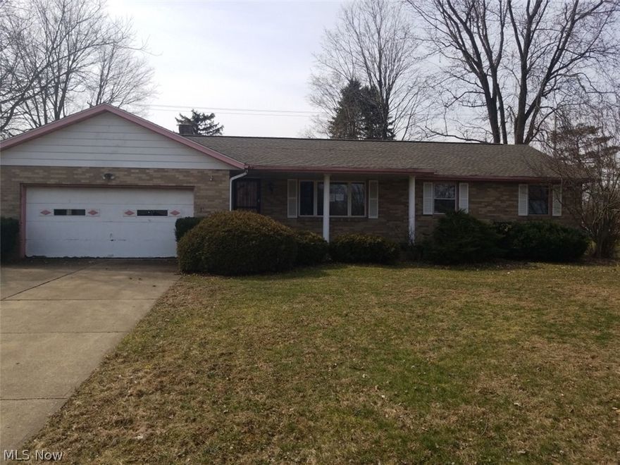 3 Bedroom 2.5 bath, 1540 sq ft Ranch built about 1977, gas heating w central air conditioning, fireplace,  full basement w family room, 2 car attached garage  Property sold AS IS. Equal housing opportunity. FHA insurable w/escrow per HUD Appraisal.