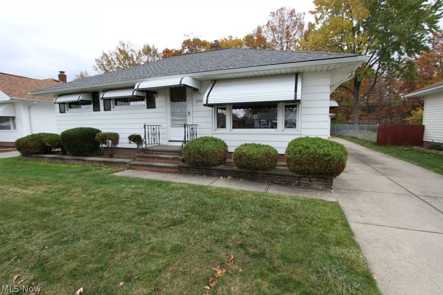 Outstanding meticulously cared for Ranch Home with a ton of updates! Spacious Living Room with newer carpet and fresh paint that opens up to the large Eat-In Kitchen with a counter top range, built in wall oven, newer faucet and all appliances stay. Off the Dinette is a  nice patio and enormous Backyard. The three generously sized Bedrooms all have hardwood floors. The partially finished Basement features a Recreation Room that offers a built in Bar with bar stools. The Basement also features a Work Shop and large Utility Room. The spacious 2.5 car Garage is a plus! The updates include: roof in 2009, furnace in 1995, a/c in 2012, vinyl windows, glass block windows, updated electrical panel, fresh paint and new carpet. This home is located in the highly desirable Schwartz & Zaremsky neighborhood with Jindra Park that is within close proximity to this home.  Not a thing left to do but move right in!