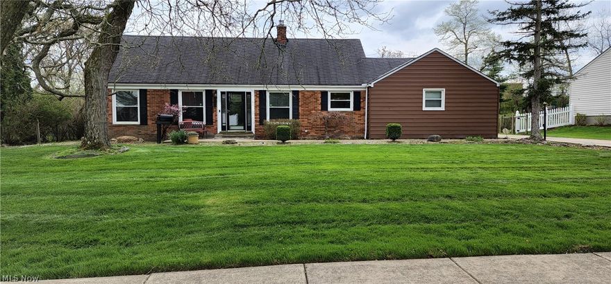 Beautiful 3 BR/1 Full, 2 Half Bath home w/ 2.5 attached car garage and finished lower level, in the desired Beachwood Community.  As you step into the front door you're invited with vaulted ceilings and recessed LED Lighting. Throughout the 1st & 2nd level there are refinished hardwood floors.  The kitchen has newer stainless steel appliances.  The 2nd level has 3 bedrooms, a full bath and a half w/tiled tub surround, quad folding shower door.  Custom floors, cabinets w/granite counter tops and solid nickel fixtures.  The lower level includes newly installed carpet (2022), access to the enclosed porch, half bath and a large laundry room with ample storage, newer washer & dryer(2018).  The large backyard has a beautiful park-like setting  that is perfect for entertaining w/covered Veranda. Close to major corporations, healthcare, fitness centers, restaurants and upscale shopping.