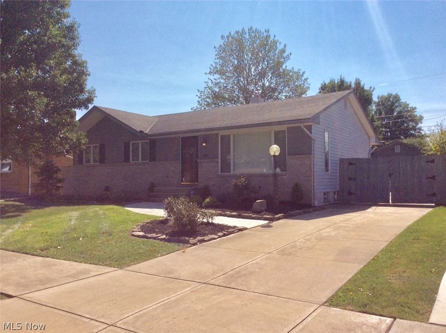 Welcome to this gorgeous 4 bedroom 2.5 bathroom ranch home on a private city lot.  Home has been in the same family since the early 60's.  New furnace and A/C 2017, fantastic gourmet kitchen with cherry cabinets and granite countertops and backsplash.  High end stainless steel appliances, ceramic tile and huge back deck, 2.5 car pet friendly garage and backyard.  Everything done, all you need to do is move in and enjoy!