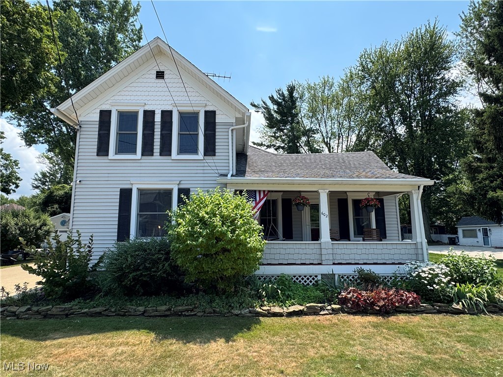 Welcome to 602 Park Avenue — a charming, well-cared-for home in the heart of Amherst that’s full of character, warmth, and outdoor appeal. Built in 1920 and lovingly maintained by the same owners for the past 34 years, this home offers the kind of quality and care that’s hard to find. Step inside to beautiful Amish hickory floors and light-filled living spaces that instantly feel like
home. The covered front porch is perfect for morning coffee or relaxing evenings, while the spacious backyard provides plenty of room for entertaining, gardening, play, or peaceful retreat. A two and a half-car garage adds convenience and storage, and the location can’t be beat — just a short walk to Amherst High School and all the shops and dining in downtown. The basement is in exceptional shape for its age, thanks to routine care using Sherwin-Williams Loxon sealer and TreadPlex commercial-grade floor coating — a maintenance habit the owners have kept for decades. Big-ticket items have been taken care of: roof (2020), furnace (3 years old), and both the hot water tank and A/C unit are approximately 10 years old. Set in the highly rated Amherst School District, this is a rare opportunity to own a lovingly maintained home with charm, space, and location. Schedule your showing today — homes like
this don’t stay on the market for long!