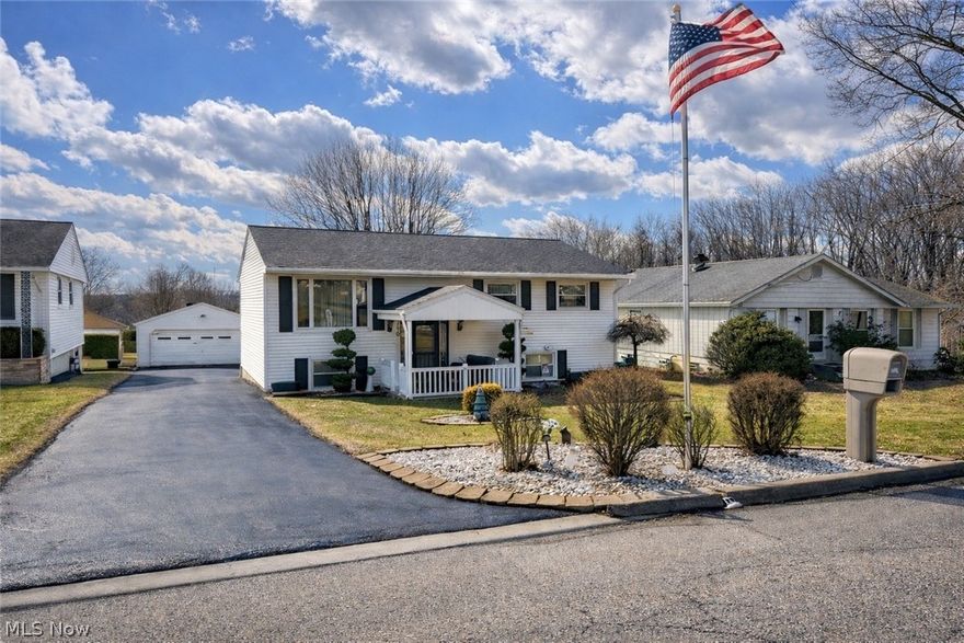 Welcome to this well-maintained bi-level home located on a quiet residential street in the heart of East Palestine. Offering 3 bedrooms and 1.5 bathrooms, this move-in ready home combines comfort, functionality, and everyday convenience.
The main living area features abundant natural light and a practical layout ideal for both daily living and entertaining. The kitchen comes fully equipped with appliances, flowing seamlessly into the dining and living areas. The finished lower level offers additional living space perfect for a family room, home office, recreation area, or guest retreat, along with walk-out access to a seasonal room for added versatility. Enjoy year-round comfort with newer gas forced-air heating (2 years old), central air conditioning, hot water tank (Aug. ‘24). Situated on a nicely sized lot, the exterior features low-maintenance vinyl siding, a detached garage, paved driveway, and outdoor space ideal for relaxing or entertaining. Conveniently located near local schools, parks, and community amenities, this home offers small-town charm with easy access to surrounding areas. Whether you’re a first-time buyer, downsizing, or investing, this property presents an excellent opportunity to own a comfortable home in a welcoming community.