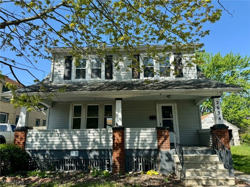 The Spacious Colonial would make a Great investment opportunity! If you are looking for a quick fix for a rental, this home has a lot to offer, with a large open floor plan, lots of character and a great front porch! The home is completed by a nice yard and 1 car detached garage. Owner has other properties as well, 5130096, 5130084, 5130075, 5129951 and will consider a package deal. Contact Agent for more details.