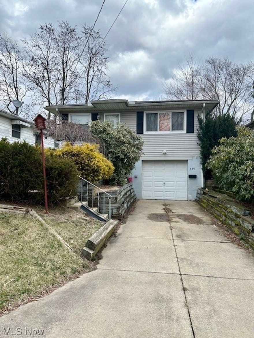 Investor Special! This raised ranch with a one car attached garage is long term tenant occupied home. Kitchen open to dining area, newer mechanicals.  3 spacious bedrooms and plenty of closet space.  Partially finished basement.    Fenced back yard. Tenant in a lease through March 2025 at $840 per month. Please allow advance notice for showings to be scheduled.