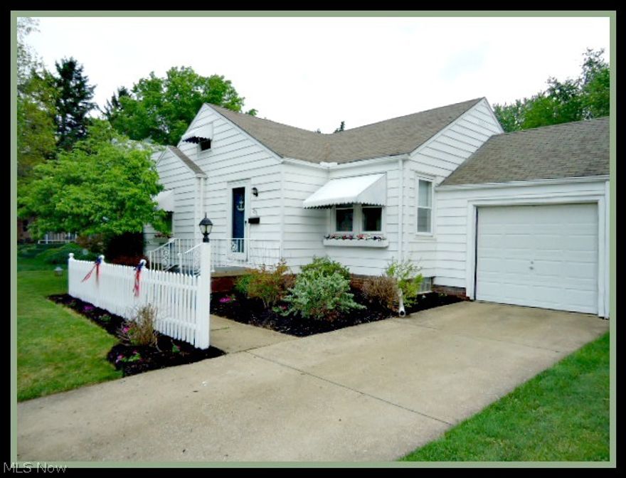 This is the home you have been looking for! This charming North Canton home features the fresh look today’s buyers want, but has the old world touches such as arched room entries and built in bookcases and niches. Within is 3 bedrooms, 2 full baths, a formal dining room, a comfortable living room, a remodeled kitchen and finished lower level and an additional bonus room for the kids, or to use as you live!  There is a large fenced rear yard w/ a patio area and an attached yet separated storage area at the rear of the garage. The home has front window boxes and a front white picket fence- a cute cottage look! Make this your next shopping stop and be prepared to be impressed. Priced well for the area.