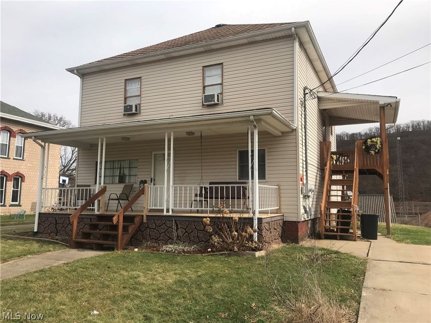 If you are looking to invest look no further.  This Up/Down remodeled duplex is separately metered and both units are currently rented out.  Both units have paved parking on opposite sides of the home.  Nice covered deck on bottom unit as well as a small covered deck for upper unit.  Very neat and clean on well sought after River Ave with a great view of the Ohio River.    Both units are currently rented and tenants pay all utilities.  Call today to make an appointment!