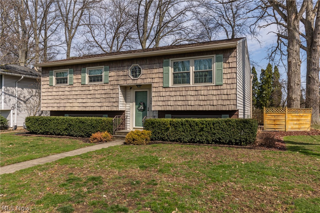 If you are looking for space, look no more. This 2050 square foot bi-level has 4 bedrooms and 2 baths. The main floor has a spacious living room, open kitchen with Corian counter tops, formal dining, 3 bedrooms, and a bath. The lower level features a huge family/rec room, an additional bedroom, a bathroom, and a laundry room. The many features include an attached 2 car garage, vinyl 'cedar shake' siding, a large deck, an all house fan, a sprinkler/irrigation system, security, vinyl windows, newer gutters (2019), and so much more.