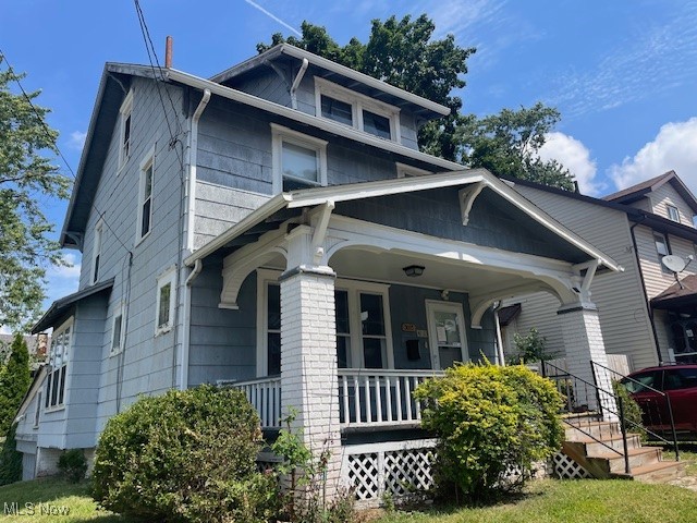 2 sty Colonial located near fair grounds. Living room, dining room and walk up attic. garage is attached. Covered front porch. Needs some TLC but great opportunity for rehab or rental. Additional 60x80 lot in rear.