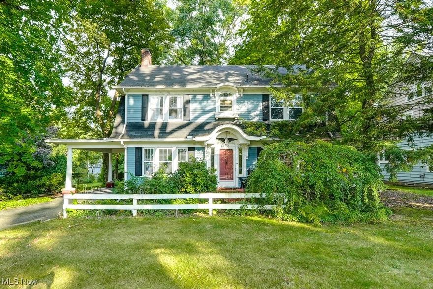 Gorgeous Colonial with Twin Lake Privileges. This 4-bedroom 1.5 bath home is so welcoming. The living room gives a feeling of classy comfort. The woodburning fireplace and the built in bookshelves add to the charm. The large dining room is a perfect place for everyone to gather for meals and family fun. The 3 seasons room is off of the dining room and provides another peaceful area for relaxing. The hard wood flooring throughout the majority of the home adds to the character as well. The eat in kitchen is spacious and comes with all appliances. The half bath on the main level has been beautifully updated. The second level of this home features 4 bedrooms and a full bath. The full bath is exceptional. It features a walk-in tiled shower and vanity with double sinks. The majority of the windows have been replaced too. There is a 3rd level attic area that could be finished and used for extra living space or storage area. The backyard area features a very large deck, a fire pit area plenty of plants and flowers. The garage is a shared garage and is being used as storage area. The basement has been professionally waterproofed by Ohio State Waterproofing and the warranty will transfer to the new owners. Gutter guards have been added. A home warranty is provided by the seller. The Lake, Beach house and boat launch are approximately 3 blocks away. You will enjoy viewing this well cared for home.