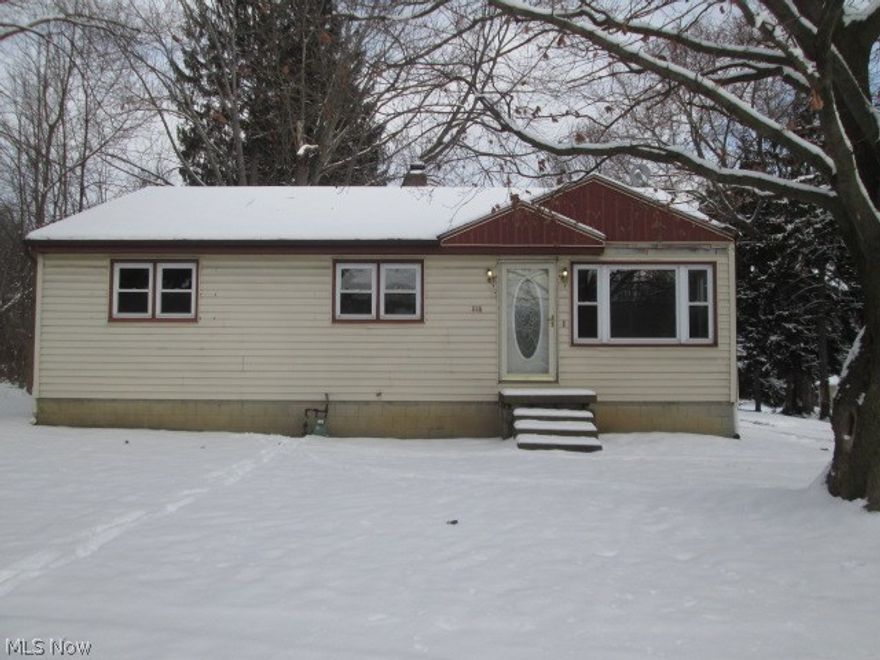 3 bedroom ranch on a deep lot. Eat in kitchen leading to an enclosed back porch. Back deck . Big  2 car garage. Lot is approximately .77 acres!  Walking distance to shopping. Close to entertainment and employment opportunities.