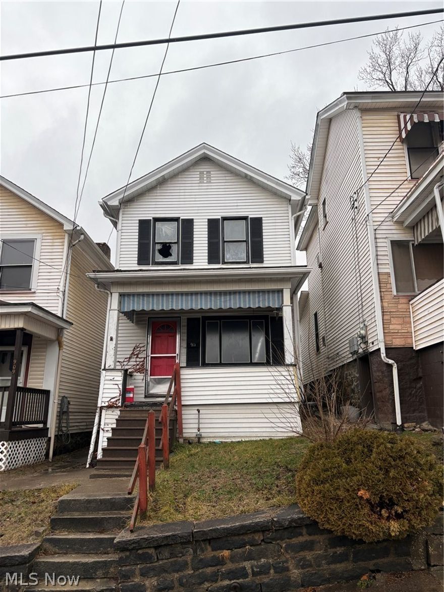 Great investment opportunity. Most of the cleanup is already done for you. Open floor plan downstairs to finish how you would like.