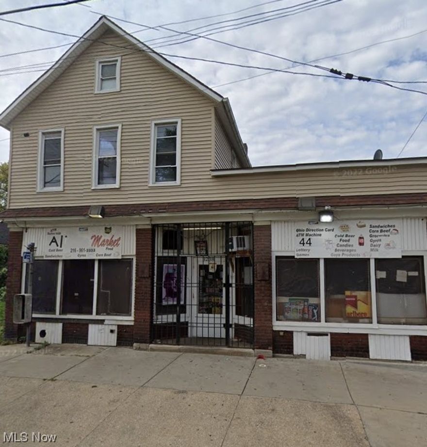 Looking for a sound investment opportunity in Cleveland? Check this out! Firmly priced to sell quick. 1 parcel, 2 buildings and 2 car garage.  Building 1 has an occupied retail space with vacant 3 bedroom and 1 bath unit upstairs. Building 2 is a vacant duplex with 2 bedrooms and 1 bath in both units. Both buildings offer plenty of storage in the attics and basements. Newer windows, hot water tanks and furnaces. All 3 residential units are vacant and have been updated in the past year. Retail store under new mutli-year lease agreement. Projected gross monthly income for all 4 units is $3,900. You don't want to miss this one! Schedule your showing today!