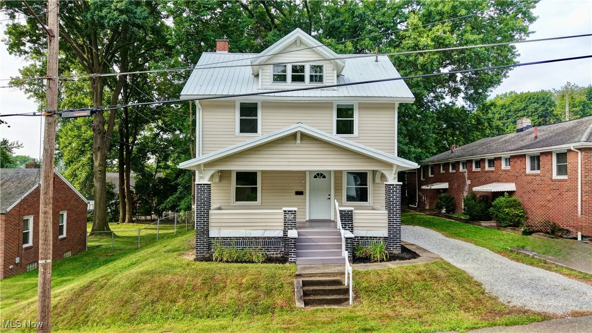 Welcome Home to 1508 18th St NE, Canton, OH! This beautifully renovated home sits on a spacious lot and is ready to meet all your needs! Featuring 3 generously sized bedrooms and a stylish full bathroom with a tiled shower, this home offers comfort and functionality throughout. Enjoy cooking in the large kitchen, complete with an adjoining dining area, and relax in the expansive living room—perfect for entertaining or unwinding. Updates include a newer metal roof, updated siding, energy-efficient vinyl windows in recent years, and also a brand-new furnace installed in 2025. Step outside to enjoy both a charming front porch and a newly built back porch—ideal for morning coffee or evening gatherings. Don’t miss your chance to own this move-in-ready gem. Schedule your showing today before it's gone!