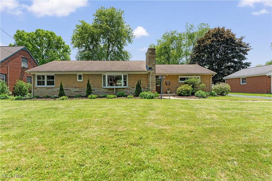 A rare find in the heart of North Canton! This quality-built ranch offers approximately 2,180 sq ft of living space with a desirable split floor plan—ideal for a potential in-law suite or multi-generational living. Featuring 3 bedrooms and 3 full bathrooms, this home blends charm and functionality. Enjoy beautiful hardwood floors, plenty of natural light, and a layout perfect for both everyday living and entertaining. A spacious 4 season Florida room overlooking a large patio and a private backyard. Additional highlights include a detached 2.5-car garage, city utilities, and a prime, walkable location close to parks, a golf course, and everyday amenities. Located in the sought-after North Canton City School District, this home is full of potential and ready for your personal touches!