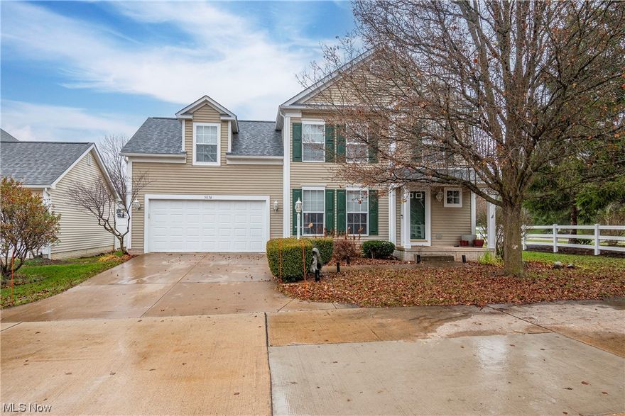 Welcome to 5076 Lakeside Court! Make this beautiful 4 bed, 2.5 bath colonial your new home. Enter through the foyer into a spacious main level, perfect for entertaining. The fully applianced kitchen boasts a large cutout overlooking the living room, giving an open floor plan feel. Enjoy your evenings relaxing in the living room featuring a cozy fireplace, built-ins, and large windows. The main level also offers a half bath along with two dining spaces, a formal dining room and an eat-in kitchen space. Nearby sliding doors give access to the deck. Venture upstairs to find two bathrooms and four great sized bedrooms, each with ample closet space. The owner's suite comes complete with a walk-in closet and a full owner's bathroom. Make the lower level your own, perfect for a gym or rec room! The exterior does not disappoint, boasting a deck, patio, and gazebo. Don't miss your opportunity. Schedule your private viewing today!