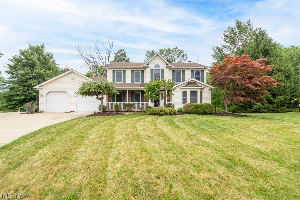 Stunning & Spacious 4 bedroom, 3.5 Bath Colonial nestled on a half acre private cul-de-sac lot with private backyard with a lot of woods , This amazing home features 3674 s/f of total living space(1224 sf finished basement features with office to work from home ) w/a beautiful & relaxing front porch. When you enter the home, you're greeted by Formal Dining (14x12) & the oversized Family Room (21x14), both great for entertaining. Cozy fireplace included in the family room which is open to the updated eat-in kitchen (20x13) w/center island, cabinets & stunning granite counter tops with SS appliances too. The Upstairs is home to all bedrooms, a dreamy Owner's Suite features a private bath, garden tub & separate shower w/walk in closets. 3 more spacious bedrooms upstairs w/a hallway bath. Like to spend time outside, our exterior features include: a custom patio w/beautiful wooded backyard, stamped concrete patio, & manicured front & back yard. Basement is finished w/office with desk ,