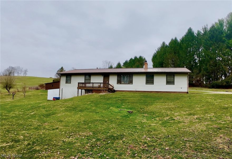 Enjoy peaceful country living at 10670 County Road 6 in Killbuck, located in scenic Holmes County. This well-maintained ranch-style home built in 1979 sits on 1 acre, offering the perfect blend of rural privacy and convenient access to nearby communities.

The home features a spacious single-level layout with 3 bedrooms and 2.5 bathrooms, providing comfortable living and functional space for families or those looking for easy main-floor living. Large living areas allow for entertaining and everyday comfort, while the kitchen and dining space offer plenty of room for gatherings.

Outside, the 1 acre lot provides open space ideal for gardening, outdoor activities, or simply enjoying the quiet countryside views. The property offers room for additional outbuildings, recreation, or hobby use while maintaining a manageable yard. A whole house generator offers added peace of mind during inclement weather.