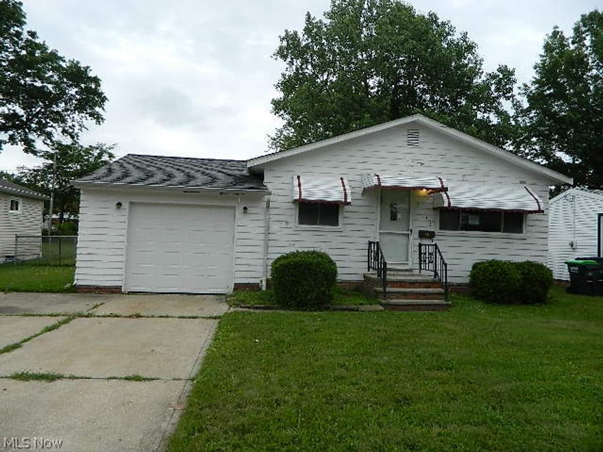 HUD CASE #412-613727. Wow!  Great opportunity!  Framed exterior ranch on a full unfinished basement with updated panel, central air, and rec rm.  Eat in kitchen and updated bath.   All information approximate. Sold AS IS. Pre-approval or proof of funds must be presented with offers. Seller will consider all offers. Buyer to assume any and all expenses for inspections, buyer’s agent must accompany all inspectors.   Equal Housing Opportunity.   FHA Uninsured. 203K eligible.  Buyer selects Closing Agent/Firm.