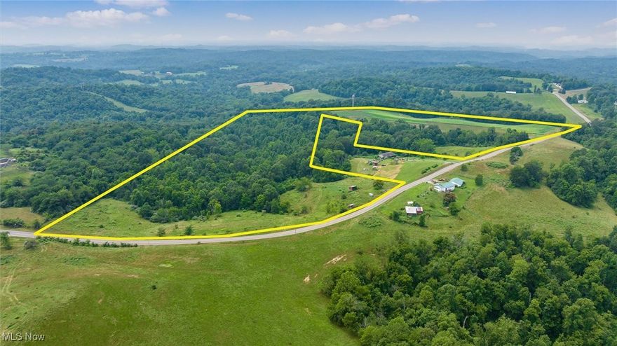 Approximately 52 acres! Tucked in the rolling hills of Muskingum County and in prime hunting territory, this stunning land offers it all! Whether you are looking for land to build, hunt, or farm, this is it. **This is a newly surveyed parcel split, parcel number to be assigned. Listing is for land on west side of Big Muskie Dr, and DOES NOT include land or home on east side of Big Muskie Dr.**  Acreage currently qualifies for CAUV tax credit. Mineral rights DO NOT transfer with sale, however, can be negotiated at an additional cost. This new parcel has just been surveyed, and is being split off of the original parcel #53-70-31-07-004. A new parcel number and defined acreage will be assigned after split. Property lines on photos are estimated. Welcome to your own slice of paradise!