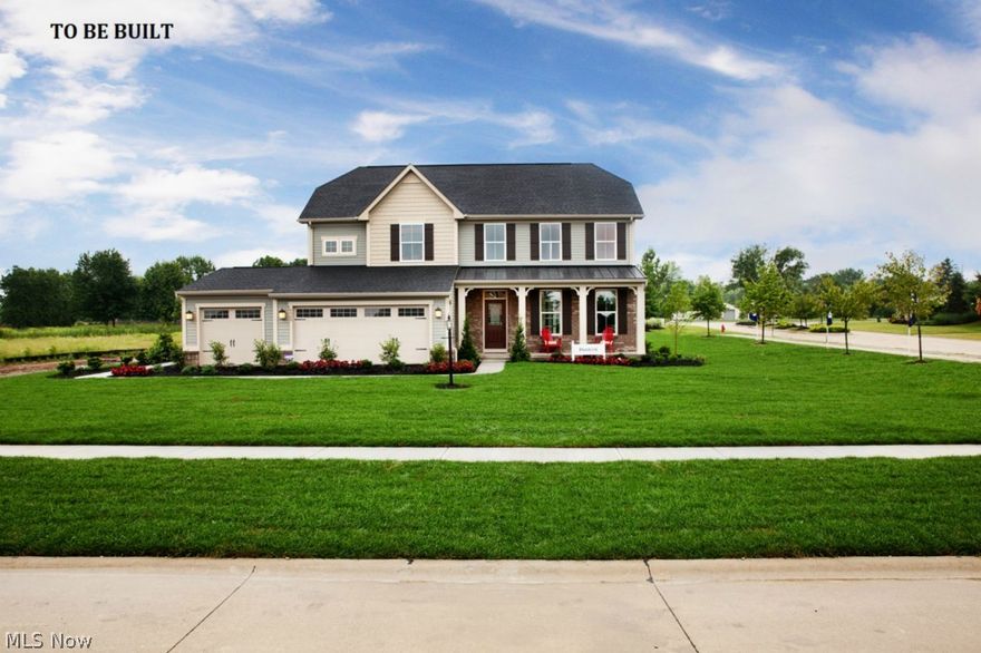 A glamorous addition to the Amberwood community on a stunning Wooded home site.  The Dunkirk floor plan is now available in Avon. This expansive floor plan offers 2,734 square ft. of living space, and includes a 3 car garage.  The First Floor offers a beautiful Morning Room, Formal Dining Room, and oversized Great Room.  The Gourmet Kitchen includes Granite Countertops, Espresso Cabinets and Stainless Steel Appliances.   The Second Floor includes 4 large bedrooms, hall bath and beautiful Owners Suite with huge shower.   Customize your features and enjoy the experience of new construction! Call today to schedule your appointment.  Photos for illustration purposes only; TO BE BUILT