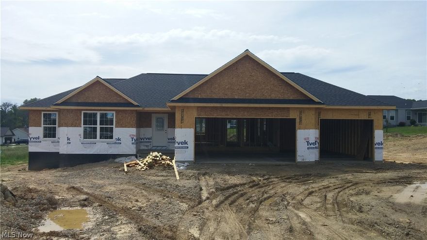 Beautiful new home offered by Schlabach Builders. 3 bed 2 bath. Large open floor plan. Custom cabinets and woodwork throughout. 3 car garage. Full basement. Large corner lot in a wonderful neighborhood.