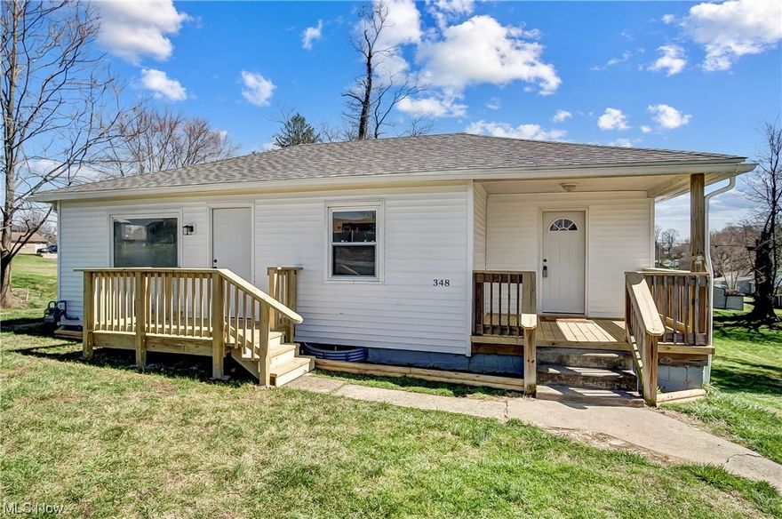 If you are looking for an affordable, ranch home, conveniently located not far from downtown Zanesville and the interstate, here it is! This home has 2 bedrooms, 1 bath, a full basement and a dining room area too! The kitchen comes fully equipped with all of the appliances! There are 2 parcels totaling .312 of an acre, giving you a large back yard for a garden or a playset!  A new roof and all new siding was installed in 2023! Immediate possession available!