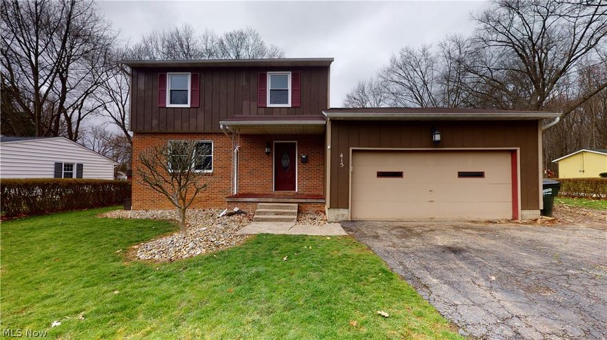 Check out this beautifully updated home that is move in ready today! When you walk in you are greeted by a foyer and a room to the left that can be used as a sitting room or office. Half bath is to the right when walking in front door. Dinning room is light and bright and the kitchen has an area for breakfast nook. The living room has a sliding glass door that takes you out to the deck and the large back yard. Upstairs you will find, a master bedroom with walk in closet, two additional bedrooms and the full bathroom. The possibilities for the basement are endless