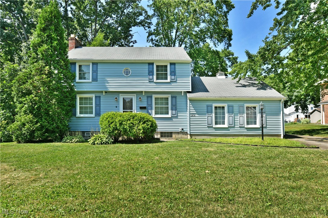 This summer heatwave isn’t over by a long shot and this stunning Poland home is here to turn up the sizzle! Showcasing two floors of near move-in-ready living space and plenty of stylish updates throughout, the only thing missing will be your sunscreen. Packing a curb appeal punch, the bold blue colors are accented with lush landscaping as the cement driveway sweeps around to find an attached two car garage. The partially fenced side yard creates an excellent outdoor lounge and patio space as you relax in the shade. Step through the front door to find the main staircase as both formal dining and an expansive, fireplace laden living room branch off with colorful appointments. Hardwood style flooring runs underfoot, continuing throughout the majority of the first floor. A central kitchen delights with a glass tiled backslash and stainless appliances that stand out against the dark cabinetry. A half bath waits just around the corner. Meanwhile, an engaging family room steps down with rich, stained wood panel walls and overhead beams that pair masterfully with the corner brickwork and secondary fireplace. Upstairs, a carpeted landing offers a sitting window as three large bedrooms branch away with hardwood flooring and multiple windows. A striking full bath completes the package with its daring tilework and updated shower. Laundry service is found at the basement level.