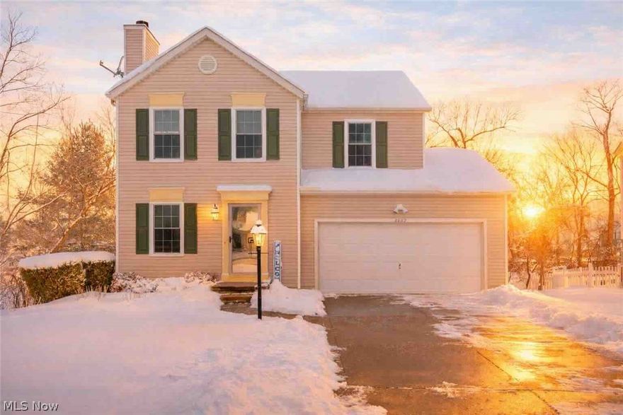 Beautifully updated and situated on an exceptional lot, what more could you ask for? This meticulously maintained 3-
bedroom, 3.5-bath Colonial is tucked away on a quiet cul-de-sac and truly move-in ready. Upon entry, you're welcomed by durable luxury vinyl flooring and a warm, inviting den featuring a stunning gas fireplace. The fully renovated kitchen Dorian countertops, updated cabinetry, a stylish glass tile backsplash, and stainless steel appliances, all included. French doors with slider screen that lead to the TREX deck overlooking a private backyard, the perfect setting for relaxing summer evenings or entertaining guests. The first floor also offers a convenient half bath and laundry room. Upstairs you'll find two spacious secondary bedrooms, a full bath, and a beautiful 12x20 vaulted owner's suite complete with a walk-in closet and private en-suite bath. The finished basement adds valuable living space along with an additional full bathroom, ideal for a rec room, guest suite, or home office. Major updates include windows (2021), furnace (2025), and extensive remodeling throughout. This home has been impeccably cared for and truly shows even better in person. Located in desirable Laurel Glens, offering over 53% preserved green space, scenic walking paths, two ponds, and a playground, all while providing the perfect balance of peaceful surroundings and convenient access to town. This is the one you've been waiting for.