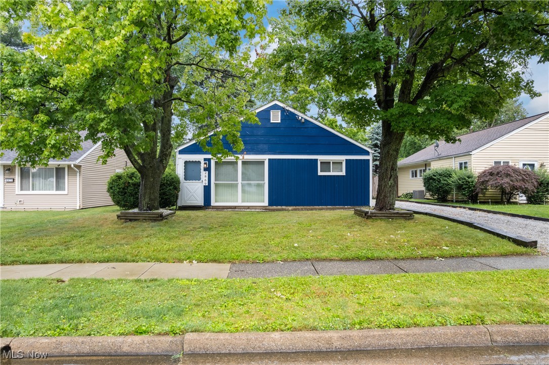 Welcome to this lovely ranch style home located in the heart of Cuyahoga Falls. This inviting abode offers three bedrooms and one full bath. There is a fully applianced eat-in kitchen with ceramic tile flooring. There is also a spacious living room that gets tons of natural light from the windows. The bathroom has been recently updated. Enjoy your morning coffee on the private covered back patio. Don't forget the one car detached garage. This home is awaiting a new owner. Call to schedule a showing today to make this your new address!!