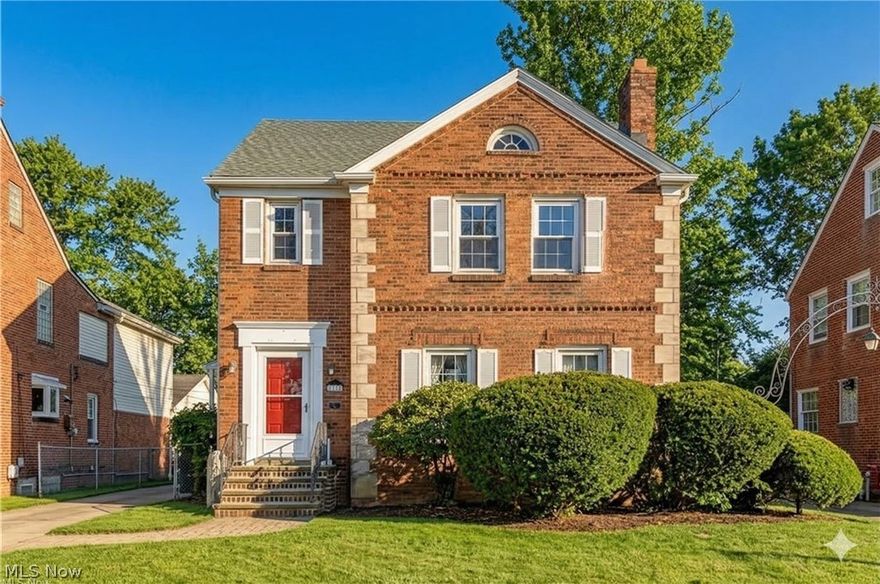 OPEN HOUSE SATURDAY 3/21 12:00-2:00pm. Welcome to 2317 Canterbury in University Heights! This home offers 5 bedrooms, 2.5 bathrooms with over 2000 sq ft of living space plus a partially finished basement. The first floor features a living room with fireplace (wood burning), dining room, kitchen, family room with a new sliding glass door to the driveway/backyard, and half bath. There are 4 spacious bedrooms including the primary with a wood burning fireplace. and full bath on the second floor. The 5th bedroom and additional full bath are located on the 3rd floor. The basement is partially finished with nature stone flooring, additional storage, and a fireplace (wood burning). 2 car detached garage. Excellent location -- just around the corner from Cedar Center and University Square, and just minutes from Legacy Village, Van Aken, University Circle, Little Italy, and Downtown! Home updates include: new roof (2019), hot water tank (2021), furnace (2025), range (2022), windows were replaced in 2014, nature stone flooring in basement (2016), and sliding glass door in family room (2025). Freshly painted living room, dining room, family room, basement and one bedroom. New carpet in one of the bedrooms and basement stairs! Don't wait, this home is a must see!