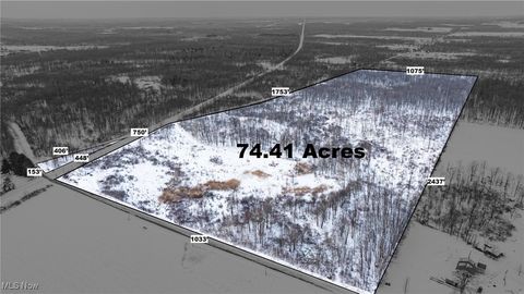 Vacant Land For Sale - 2831 S Denmark Road<br/> Ashtabula County, Dorset, OH 44032