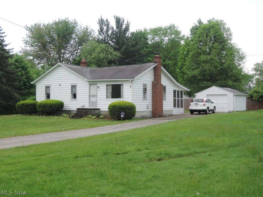 Come and see this very nice, one owner ranch home, on a quiet street in Boardman. The home features a very large living room with a wood burning fireplace. There are three nice sized bedrooms. A cute kitchen and separate dining area. The basement is nice with glass block windows. There is a screened in patio in the back. An oversized single car garage. Exterior of house was just painted last year. Beautiful lot. Well pump was new in 2002. Well and septic in good working order. It is the buyer's responsibility for any upgrades or replacement of well or septic, if needed. Selling as is cash or conventional.