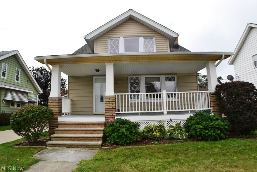 Fantastic Colonial - Immediate Occupancy.  This wonderful home features four bedrooms - 3 upstairs and 1 downstairs.  First floor bedroom would make great office.  Spacious living and dining rooms, great kitchen with raised panel cabinets, double ceramic sink, range, refrigerator and dishwasher.  All window treatments remain, newer windows and front door, full basement, vented glass block windows, ceiling fans.  New roof (with tear-off) and gutters in 2012, new two car garage in 2010, additional insulation 2009, new deck 2013, new carpet 2014.  Great front porch.  One year HMS Home Warranty.