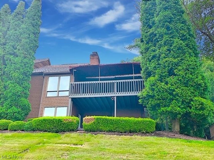 Beautiful views overlooking the Union Country Club! This condo has been tastefully remodeled throughout. There are 4 bedrooms, 3 1/2 baths and a 2 car attached garage. There is a great open concept floor plan with views from all directions. The living room has a brick fireplace, skylights, cathedral ceilings and a patio door that leads out to the back deck. The kitchen is equipped with all of the appliances and has new granite counter-tops. There is a first floor master suite that has 2 walk in closets, a large private bath and a door out to the covered back deck. The lower level has a spacious family room with a fireplace and a second master suite. There are patio doors out to a new stamped cement private patio. There are laundry hookups on the main floor and in the lower level. The total square feet including the walk out lower level is 3366. This property allows for maintenance free living! Countryside HOA is 247.00 per month. Utility budgets are Dominion Gas 91.00, AEP Electric 80.