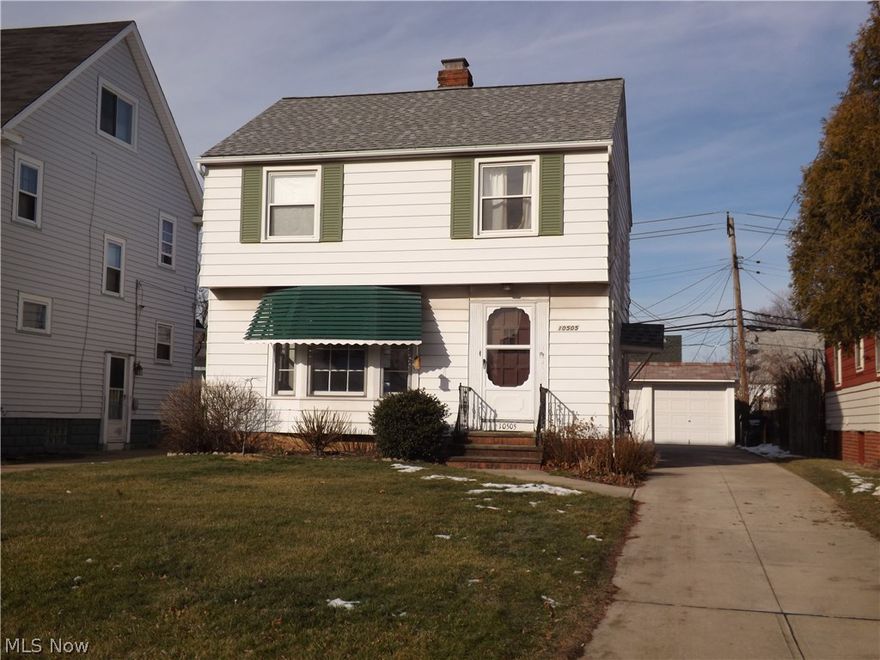 Elegant & Solid Classic Colonial - Very well maintained and move-in ready.  Updated kitchen with all appliances including dishwasher.  Spacious formal dining room.  Charming, bright living room with decorative fireplace.  Newly refinished hardwood on first floor.  3 bedrooms up with hardwood floors.  Second floor balcony.  Many updates throughout including roofs (including garage and balcony), electrical, windows, driveway, garage doors, furnace.  Expected to be city POS violation free (to be ordered).  Close to shopping, parks, medical facilities... easy access to I-480.