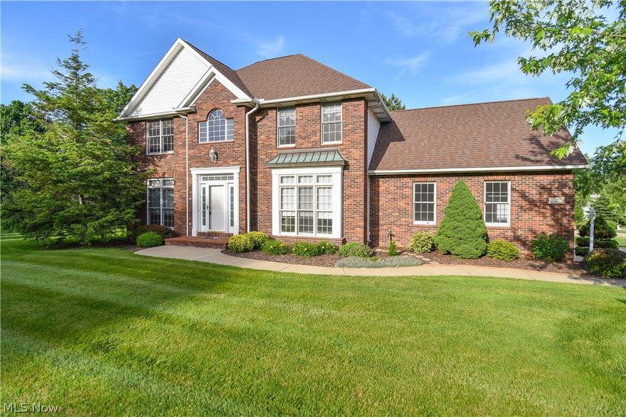 Well maintained, open floor plan, spacious and very nice 4 bedroom/2.5 bath colonial in Highland Chase!  Walk in through the front door and notice the openness, split staircase and 9' ceilings.  The kitchen features plenty of 42" cabinets, granite countertops, bay window, wet bar and is open to the fireplaced family room with french doors, which lead you to the awesome "L" shaped deck to enjoy cookouts and relaxing this summer.  First floor laundry with storage is a nice bonus!  The master bedroom features a 4 x 12 walk in closet with wall safe and organizers.  The master bath offers double vanity, garden tub and walk in shower.  There is nice closet space and ceiling fans in all bedrooms.  Basement is 13 course and has 3 finished rooms for your needs - recreation room, exercise room, play or craft room - whatever your heart desires.  There are 2 closets in one of the finished rooms.  Nature Stone in unfinished basement is a nice upgrade.   Updates include: new carpeting in living and
