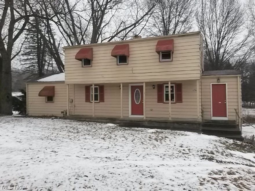 Four bedrooms, one on first floor and three up, two baths, large living room with fireplace, dining room, eat in kitchen, many updates, including windows.  Nice lot has 1.2 acres.    Home needs minor repairs and you are ready to move in.  This one will not last long, call today!
