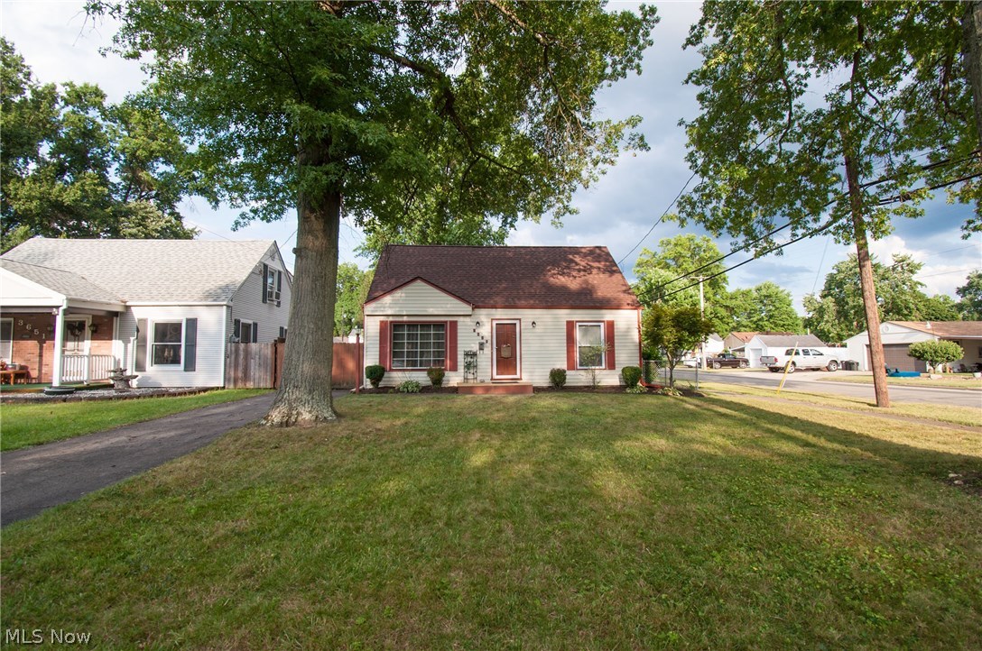 Cute, clean, and updated 3-bedroom Cape Cod style home situated on a corner lot in Cornersburg. Great location near Mill Creek park, shopping, churches, and banks. The main floor has a large living room with fireplace and built in book shelves, and a kitchen with dinette. 2 bedrooms on main floor and a large 3rd bedroom with new carpet on the 2nd floor. Full basement was professionally waterproofed. Large covered back porch, fenced in corner lot, and 1.5 car garage. Recent updates include new roof, new windows, new sump pump, and a new hot water tank. Call today for your private showing!