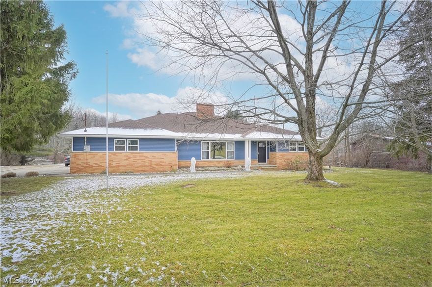 WOW, welcome to this stunning ranch on 2.15 acres home in Orange! The property was a complete remodel, including a 1000 sq ft addition onto the back of the home. The first floor is 2,800 sq ft with a finished basement of 1800 sq ft of additional living space. The home boasts beautiful wood floors throughout the first floor. The modern open floor plan has incredible space for hosting and enjoying family and friends. The kitchen is breath taking with white shaker cabinets and a grey shaker island with waterfall granite counter tops. The kitchen is accented with beautiful white subway tile, brass hardware, impressive lighting, and slate grey stainless steel appliances. The first floor is completed with three bedrooms plus an additional office space. The primary bedroom has an en suite bath completed with a large soaking tub, double vanity, and stunning shower. In the lower level, you will find a large common finished space perfect for entertaining, along with a full bath and two finished