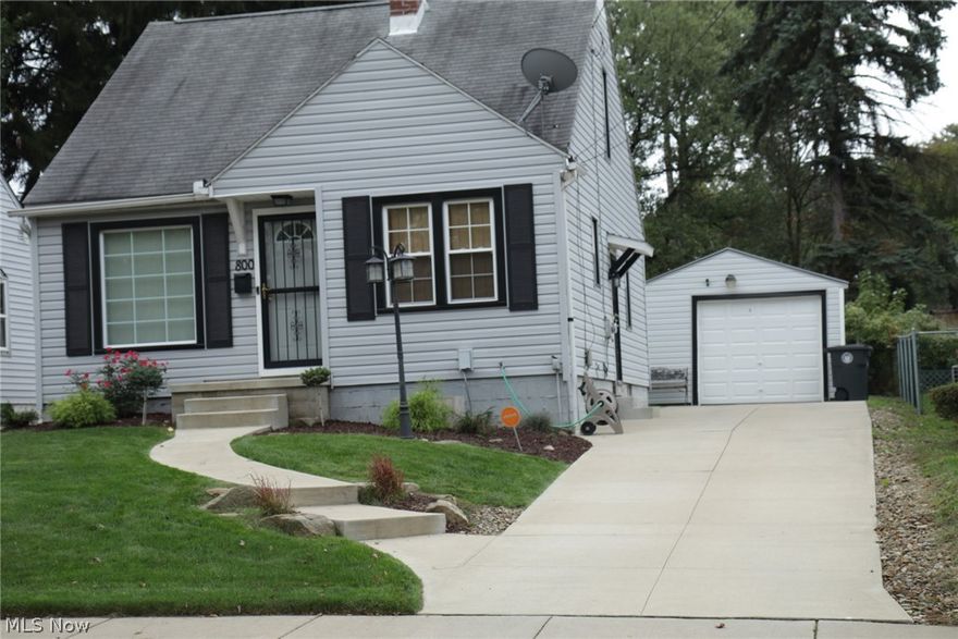 A must see!! well maintained 3 bedroom cape cod. Beautiful hardwood floors.  Newer furnace , central-air and hot-water tank. Basement floor and walls freshly painted. Nice kitchen with an eating area. Good storage in the basement  In addition to having a finished rec room.  All the convenience of one floor living and still having additional living space upstairs.   On the second floor you have a beautiful, spacious 3rd bedroom with built-in drawers . New windows through out.  The yard is nicely landscaped with a new driveway. There is an additional lot which is available but is a separate parcel.  State of the art Security system installed.  Extremely nice home.