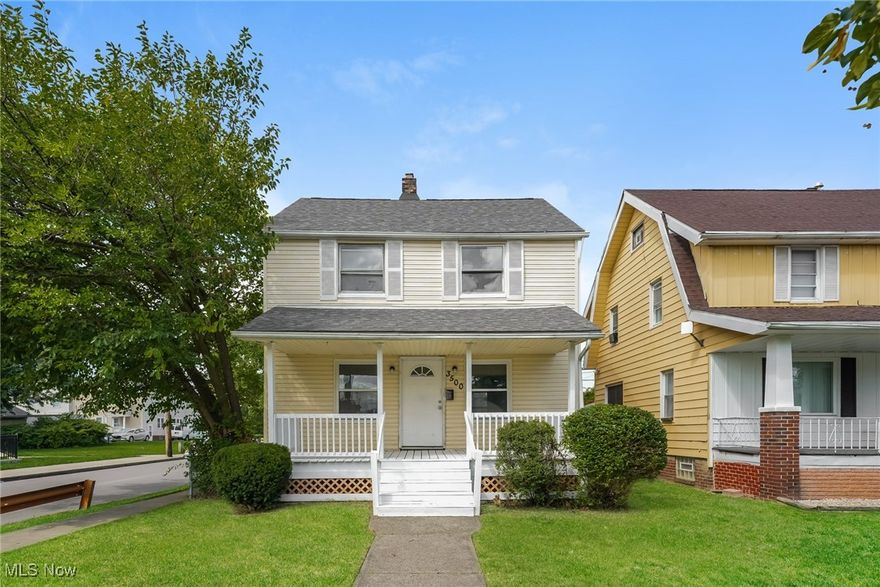 Welcome to this refreshed three-bedroom, one-bath home on a spacious corner lot across from the park. Step inside to a bright and inviting living room filled with natural light, flowing into a formal dining room perfect for gatherings. The home offers three comfortable bedrooms and a full basement with laundry area, providing plenty of storage and utility space. Enjoy outdoor living with a fenced yard, a covered front porch, and a detached garage. Conveniently located with quick access to shopping, dining, and major routes, this property is a great opportunity to own a solid home in the heart of​​‌​​​​‌​‌​​​‌‌​​​‌‌‌​​‌​​‌‌​​​​ Cleveland.