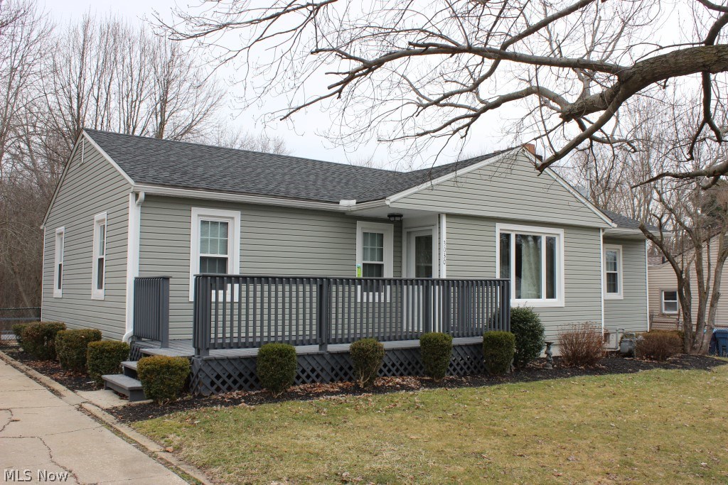 Outstanding and spacious 4 bedroom ranch with many updates & amenities* Offering 1682 sq ft including 450SF lower level finished rec room, plus 3 season sunroom, & fenced back yard which backs up to the bird sanctuary* Living room with wood floor & wood burning fireplace* 3 of the 4 bedrooms with wood floors* Updated bathroom* Spacious kitchen with stainless range & refrig, updated stainless sink & faucet, tile floor, ample cabinets & dining area with French doors to sunroom wrapped with windows* Covered porch off of sunroom* Detached deck overlooking back yard* Other updates include 6 panel wood doors, siding, windows, shingles (approx. 7 years), jet pump & pressure tank (approx. 5 years)* 1.5 car detached garage* Furnace & A/C approx. 2002* Convenient location to schools, shopping & highway* Immediate possession* Home warranty provided* New septic system installed, April 2017*