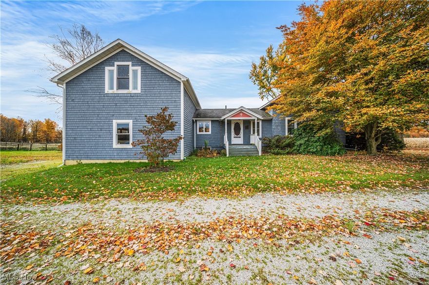 Welcome Home! Step into your stunning century home nestled on over 10 acres alongside Whetstone Creek.
 This charming 3-bedroom, 2-bathroom residence boasts a beautifully remodeled kitchen with ample storage and a built-in
 pantry, a dining room, a convenient first-floor laundry room, an office, and a cozy living room. Two of the bedrooms and a
 full bathroom are located on the first floor, while the entire second floor is dedicated to the master suite, featuring a
 luxurious master bath with dual sinks and a spacious walk-in closet. Above the two-car garage, you’ll find a generous
 bonus room perfect for relaxing and enjoying picturesque views of the farm. And here’s an incredible bonus: the property
 includes FREE GAS! The property also features two barns with 220 voltage. The first barn is equipped with 5 10x10 horse
 stalls, a heated wash stall, a lab/office with a half bath, tack room, granary, and a massive loft capable of storing up to
 4,000 bales of hay, along with an attached 38x70 indoor arena. Between the two barns, you’ll find an outdoor arena that
 has been expertly prepared with stripped topsoil, a perimeter drain, and stone screenings for all-weather use. The second
 barn, measuring 38x120, offers 20 10x12 horse stalls and is equipped with water and electricity, providing easy access to
 a run and two pastures. This property is a true haven for both you and your horses!