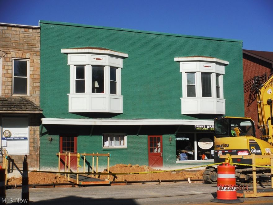 Great Downtown Commercial Building offering 2 Store Fronts and 3 Refurbished Apartments.