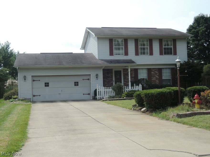 Great neighborhood! If you hurry you could be having the holidays here!!!!  3 bedroom 1 1/2 baths plus shower in the basement.  New zoned central air 3 yrs old. Dishwasher 2 yrs old...Microwave 5 yrs old..stove and fridge 8 yrs old.  New solid wood floor in the living room.  New ceramic in the dining room.  New oak trim in the living room and dining room.  Deck with gazebo.  fenced yard and shed.  New carpet in bedroom 2.