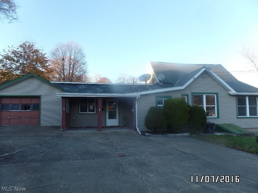 Great deal on this cape cod home with attached garage. Pleasing neighborhood. First floor laundry. Dining room could possibly become a 3rd bedroom. Condition of fenced-in, in-ground pool is unknown. Make this home special with your own paint, carpet and finishing touches. So much potential at an affordable price. Selling as is.