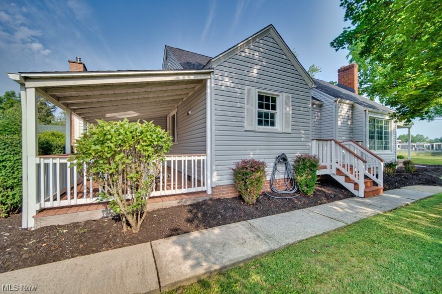 Welcome to your charming Cape Cod home! This lovely residence features 3 bedrooms, 2 bathrooms, and boasts a warm and inviting atmosphere. The first-floor bedrooms and living area showcase beautiful hardwood flooring. Eat in kitchen and mudroom and full bathroom finish off the first floor. Upstairs you will find the primary bedroom and 2nd full bathroom. Outside, you'll find a covered porch and double lot offering plenty of space for your outdoor pursuits. Updates include HWT April 2023, HVAC April 2022, Roof October 2021 and siding 2017.

Location is everything! Right down the street from Summit Mall and many other shops and restaurants, quick access to the highways and Cuyahoga Valley National Park. Schedule your showing today!