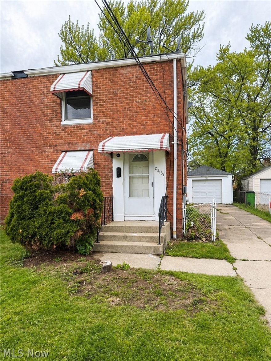 Welcome to this exceptional opportunity in the heart of Euclid—perfect as a primary residence or a strong addition to any investor’s portfolio! This charming 2-bedroom, 1-bath home features a functional layout with a full basement offering additional storage or future potential, along with a detached garage for added convenience. Situated directly on Euclid Ave., the property provides excellent accessibility while still maintaining a comfortable residential feel, and includes a rear door entrance for added practicality. A yard offers space to relax, entertain, or enjoy the outdoors. Just minutes from shopping, dining, and entertainment, this home delivers both convenience and value. Euclid continues to be a sought-after destination for homeowners and investors alike, offering affordability, close proximity to Cleveland, and a strong sense of community—making it an ideal choice for families or a smart investment opportunity.