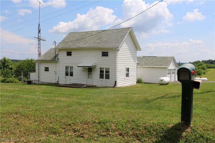 Country living at its finest! This home could use some updates but could easily be turned into a very nice home. The 5 acres is part of a 98 acre parcel that is also for sale. A nice shed that is perfect for your outdoor toys goes with this one. Shed is aprx 48x30. A nice quiet setting on a county road but only minutes from State Rt 16. Acerage is subject to final survey and county approval. 50' easement access to given to buyer of 93 acres. Buy these two together and have a great hunting farm complete with a cabin!